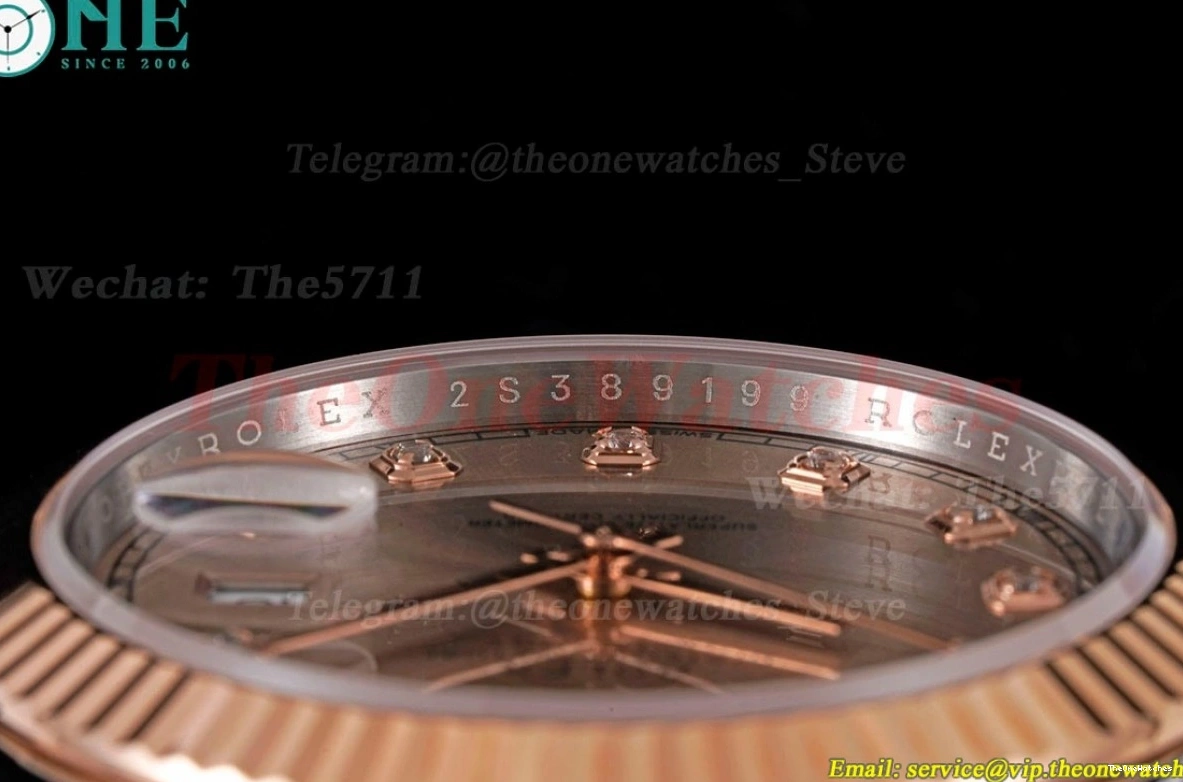 Datejust VR3235 Dia 904L SS RG 41mm 126331 King Rose Oyster 0519